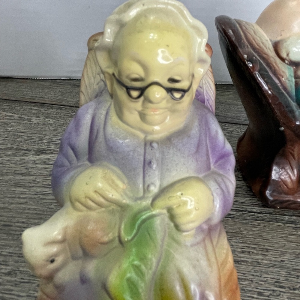 Vintage Retirement Fund blow mold piggy banks.Hong Kong. Used. - Picture 7 of 14